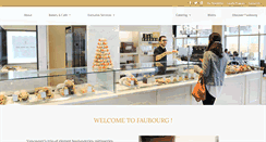 Desktop Screenshot of faubourg.com